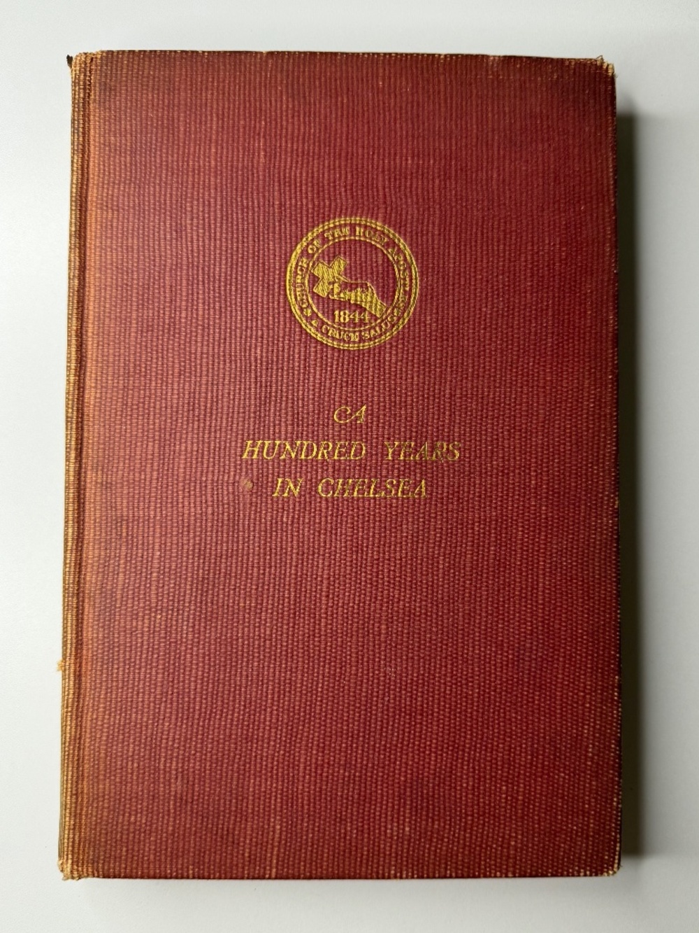 RARE c.1949 'Hundred Years in Chelsea' History Church Holy Apostles by Edelblute